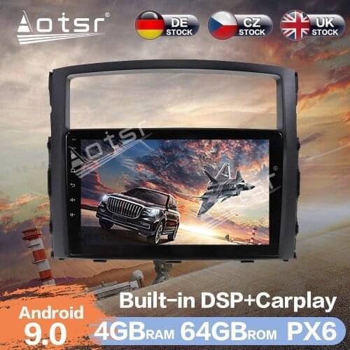Aotsr 10 " Android 9.0 Car Radio Player GPS Navigation DSP For Mitsuishi Pajero 2006 - 2011 Car Auto Stereo Video HD Multimedia
