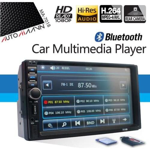 Built-in Receiver HD Rearview Bluetooth Player Audio Vidoe Car Multimedia mp3/4/5 Lossless Hi-Res