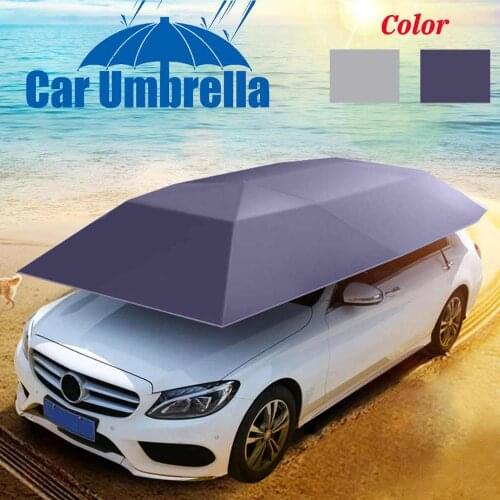 Car Tent Roof Cover Umbrella Foldable Oxford Cloth Car Tent Waterproof Dustproof Anti-UV Car Protection Umbrella Sun Shade Cover