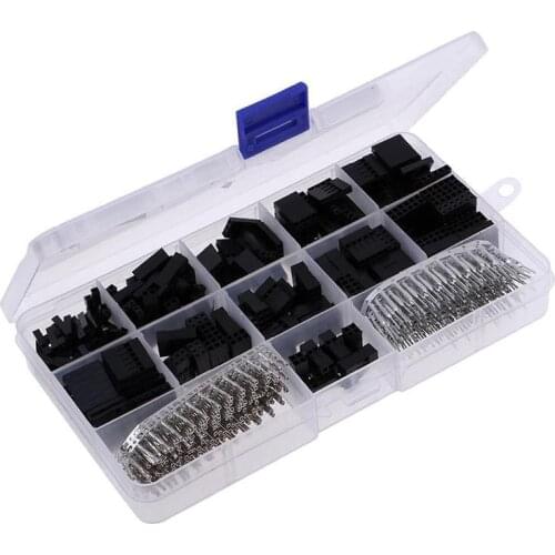 Household 620pcs Plastic Housing Terminal Needle Combination + Terminal Connector Male 2.54 Pitch Terminal Female Terminal