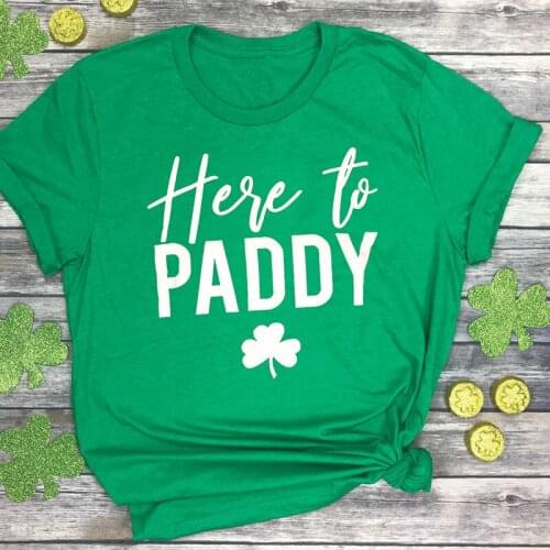 Patricks Day Shirt Lucky Girl Tops Drink Gift for Mom Fashion Women Pattys Day Tshirts Summer Mama Tees 90s