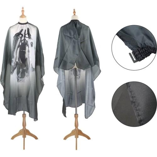 Gradient Waterproof Haircut Cape Cutting Salon Barber Cape Hairdressing Apron Wrap Gown Tools Barber Apron