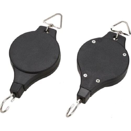 JOYLIVE Retractable Pulley Baskets Plant Pots Hanging Basin Hook Retro Hanging Garden Basket Pull Down Plant Hanger 20-90 Cm