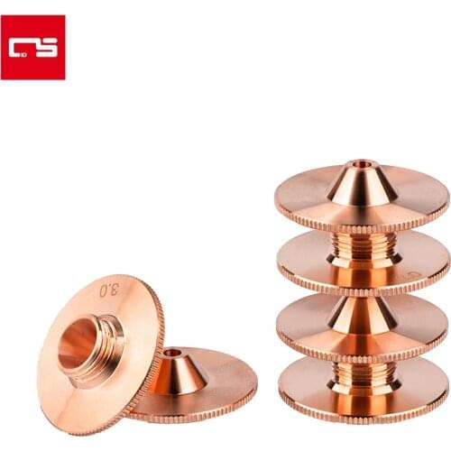 Laser Nozzles Chrome-Plated Copper Laser Cutting Head Single Double Caliber 0.8-4.0mm Fiber Laser Machine Engarve Tools Nozzles
