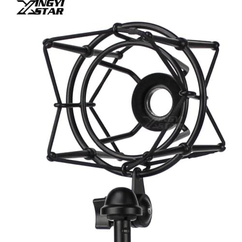 Metal Shock Mount Stand Microphone Spider Shockmount Mic Holder Shockproof For Avantone CV12 BLA CK6 CK7 BV1 CV95 BV12 Studio PC