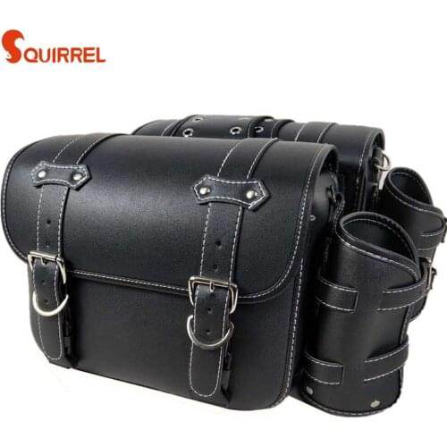 Retro bag motorcycle side bag hanging bag saddle bag modified side box