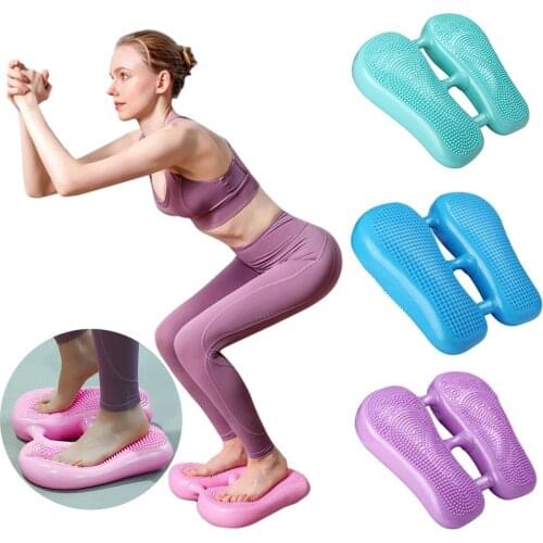 PVC Inflatable Foot Balance Pedal Exerciser Trainer Stepper Mini Bike Fitness Indoor Gym Treadmill Machine