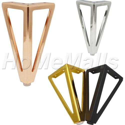 4pcs 150mm Iron Furniture Legs As Replacement For Sofa Cabinet TV Stand Legs Metal Furniture Feet Home Hardware Multiple Color