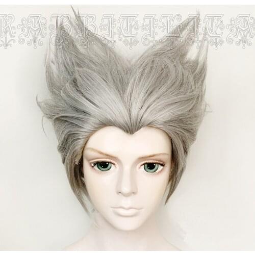 Anime ONE PUNCH-MAN GAROU Cosplay Wigs Silver Grey Curly Mixed Synthesis Hair Wig Kids Adult Cosplay Accessories New