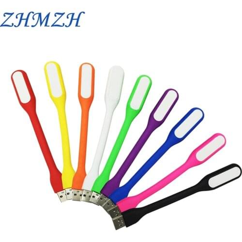 360 Degree Rotation Portable USB Mini Reading Lamp 1.2W 6 LED Night Light Book Lights Energy Saving Lamp Camping Lantern