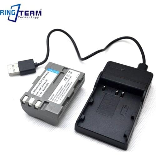 2-In-1 Portable ENEL3E EN-EL3E USB Charger & Battery for Nikon D90 D80 D300 D300s D700 D200 D70 D50 D70s D100 DSLR Cameras