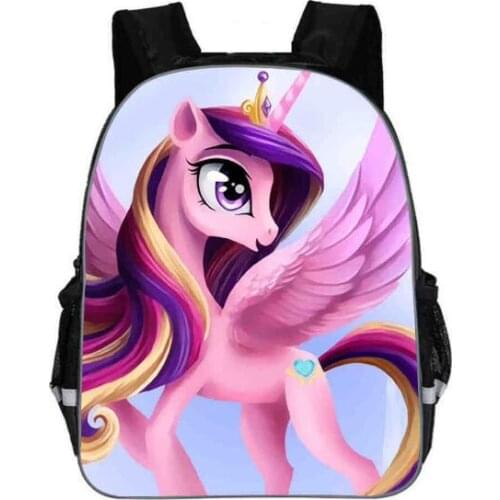 My Little Pony School bags for Toddler Kids Cute Children Kindergarten Schoolbag Custom Small Pink Orthopedic Backpack For Girls