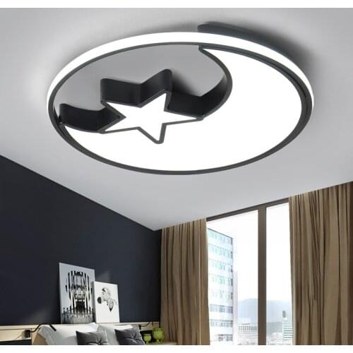 Childrens Room Lamp Boys And Girls Room Lamp Simple Modern Creative Led Ceiling Lamp Warm Romantic Bedroom Lamp japan