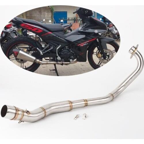Motorcycle modified exhaust pipe muffler LC150 front Y15ZR exhaust pipe Exciter 150 Link pipe