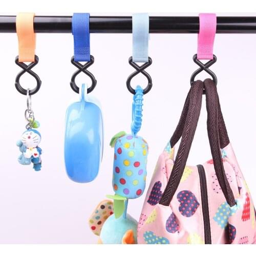 1pcs Baby Stroller Accessories Handle Grab Hook Holder Pcs Hanger Hooks Stroller Hanging Kinderwagen Accessory Carriage Bags