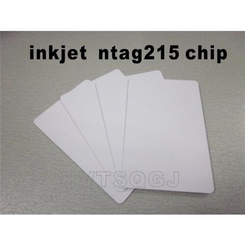 100pcs Free shipping 215 chip Inkjet printable nfc blank cards