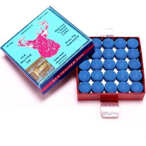 Fox Smiling 50pcs 9/10/11/12/13mm Billiard Pool Cue Tips M Hardness Billiard Snooker Cue Stick Tip Billiard Cue Accessories