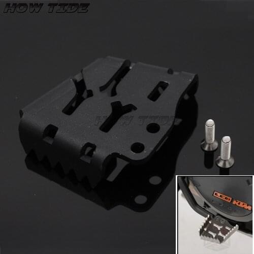 For KTM 1290 Super Adventure ADV 2015-2016 Motorcycle Accessories Rear Brake Pedal Lever Step Plate Enlarge Black Motorbike