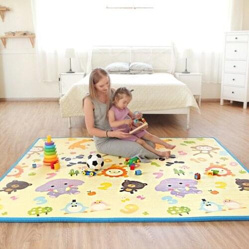 1cm XPE Environmentally Friendly Thick Baby Crawling Play Mat Folding Mat Carpet Play Mat for Childrens Safety Mat Rug Playmat