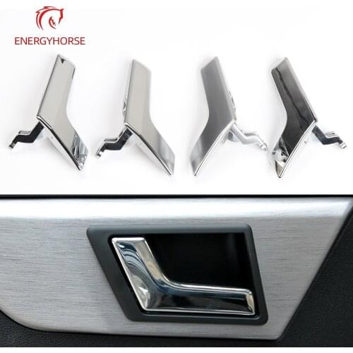 Car Interior Door Handles Inner Doors Panel Handle Bar Pull Trim Cover For Mercedes-Benz C-Class W204 GLK X204