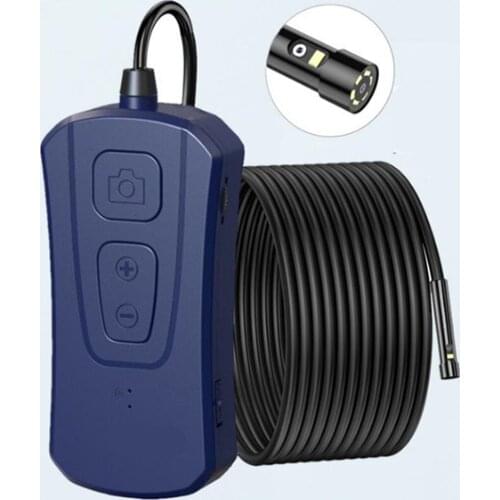 3.5M Cable Length Wireless 1080P WiFi Inspection Dual lens Endoscope Camera IP67 Waterproof Wireless 7 LED 8.2MM Infrared PQ310
