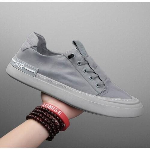 2021 New Casual Shoes Mens Breathable Four Seasons Fashion Board Shoes Mens Sports Shoes Ice Silk Cloth Mens Shoes