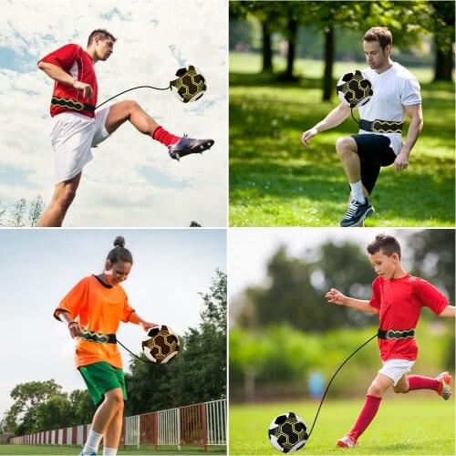 Football Training Belt Youth Football Training Equipment Auxiliary Training Ball Band Soccer Ball Kick Fitness Equipment