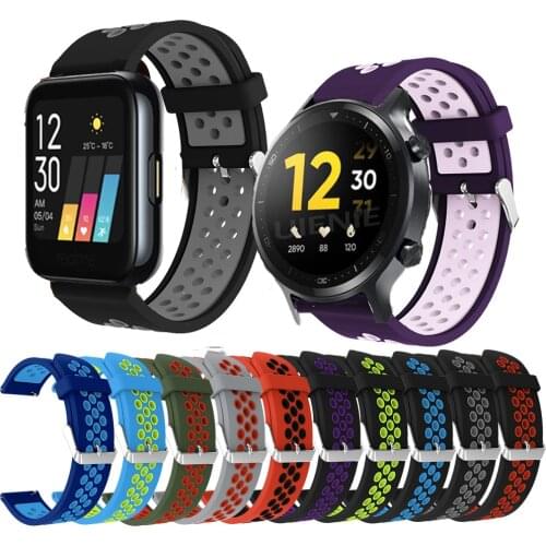 New Silicone Smart Watch Band for Realme Watch S Strap Bracelet Sport Replacement Watchband for Realme Watch Wristband correa