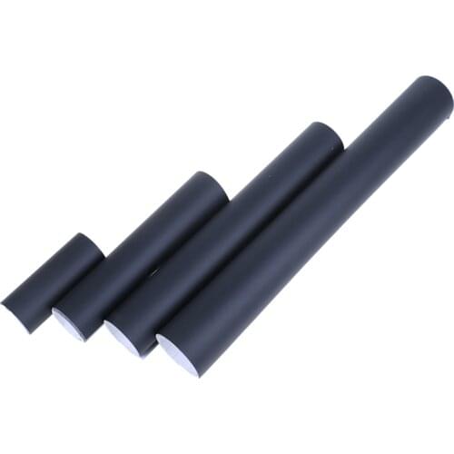 DIY Styling Adhesive Film Sheet With Air Bubble Stickers Vinyl Matte Black Car Wrap Car Motorcycle Scooter Wholesale