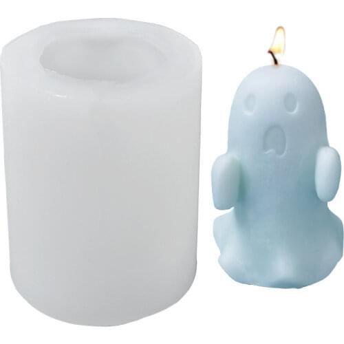 Ghost Candle Silicone Mold Cute Figure Portrait Candle Mold Aromatherapy Candle Mold Silicone Candle Mold Candle Making Molds