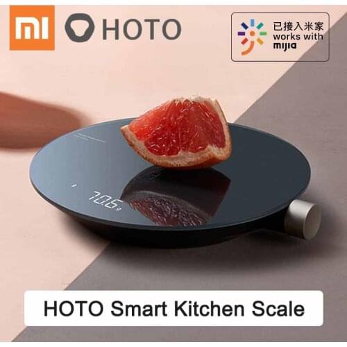 HOTO Smart Kitchen Scale Bluetooth-compatible Electronic Scale Mini Mechanical Scale Food Weighing Measuring Tool LED Digital