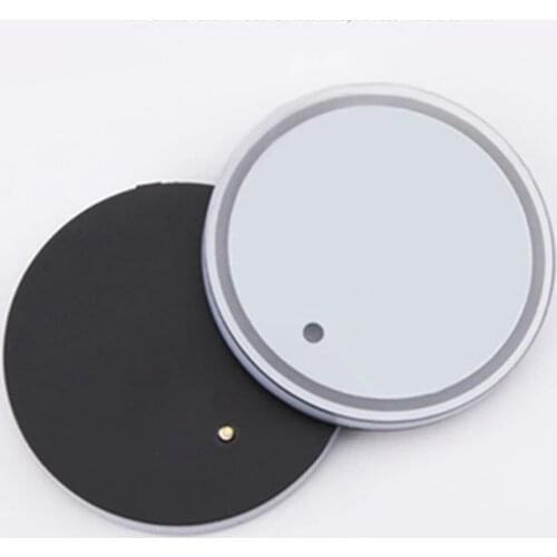 2PCS Car LED Cup Holder Luminous Coaster Interior Decoration for Drinking