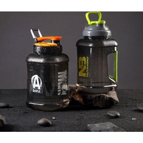 2L Sport Water Bottles Portable Gym Protein Shaker Outdoor Fitness Travel Drinkware 2000ML Large Capacity Gallon Drinking Bottle