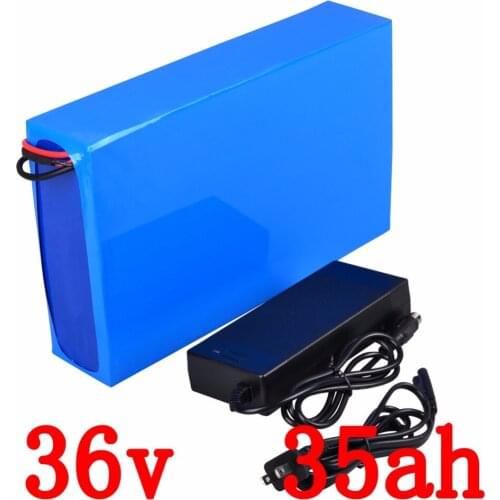 36V 1500W battery 36v 35ah electric bicycle battery 36v 35ah lithium battery pack with 50A BMS+ 42V 5A charger free