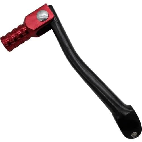 Aluminum Folding Gear Shift Lever for TGR 250 Off-Road Vehicle Motorcycle Modification Accessories (Red and Black)