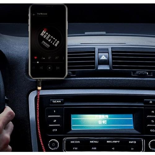 3.5 mm Jack Audio Cable 3.5mm Male to Male Stereo Auxiliary Cord for Suzuki SX4 SWIFT Alto Liane Grand Vitara Jimny SCross