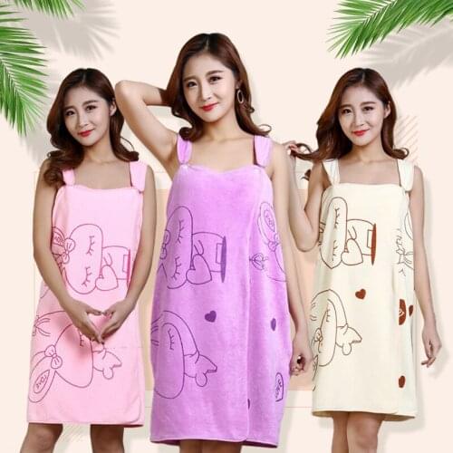 Bath Towel Pajamas Bathrobe Beach Skirt Soft Bath Towel Ladies Sexy Wear Quick-drying Magic Bathroom Beach Towel Shower Wrap