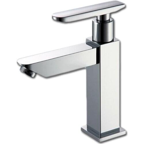 Free shipping DONA sanitary ware single cold basin tap with high quality single lever basin sink mixer tap