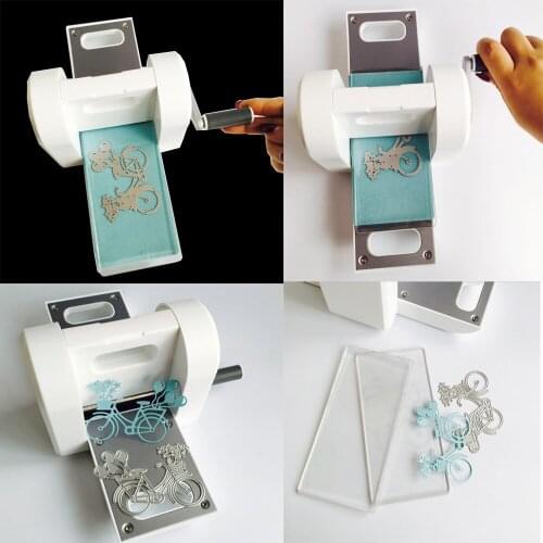 CHEER BOWS Embossers Manual Paper Art DIY Knife Embossing Machine Die Cutting Scrapbooking Cutter Home DIY Embossing Dies Tool
