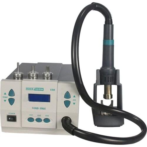 QUICK 861DW 1000W High-Power Hot Air Soldering Digital Rework Station Lead-free Hot Air Welding Station