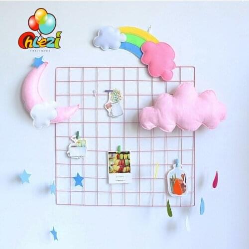 The kindergarten decoration Baby house moon star felt material DIY package sky Theme Handmade Cloth wall Room Decorartion