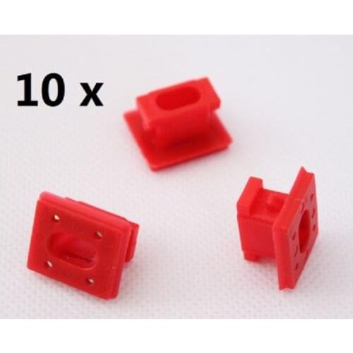 FOR BMW Dashboard Trim Strip Grommet. Red Clips for Dash Insert. E46 51458266814