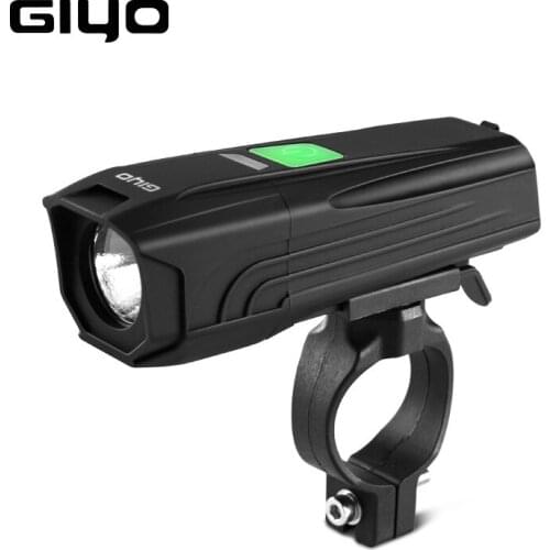 GIYO LR-Y7 LED Flashlight USB Charging Waterproof Headlight Bicycle 450 Lumens Lamp Bike Handlebar Front Light