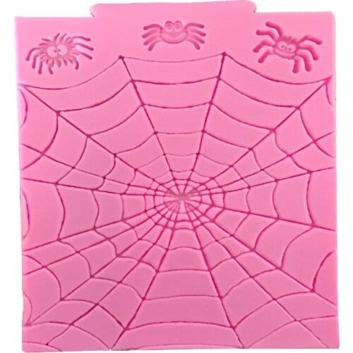 Sugar DIY Baking Tools Spider Web Clay Silica Gel Mold G067
