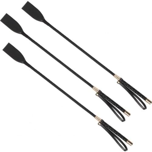 OLO Bondage-Horse Whip for Women and Couples, Slim Leather Horse Whip, Pony Spanking, Eyelash Fetish BDSM, Pleasure Sex Product