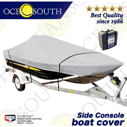 Oceansouth Side Console Boat Cover Heavy-Duty Marine Water Sun proof UV Protection Mooring Cover Boat Accessories