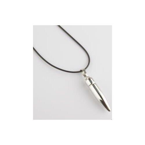 Bullet Figured Vinlex Leather Necklace