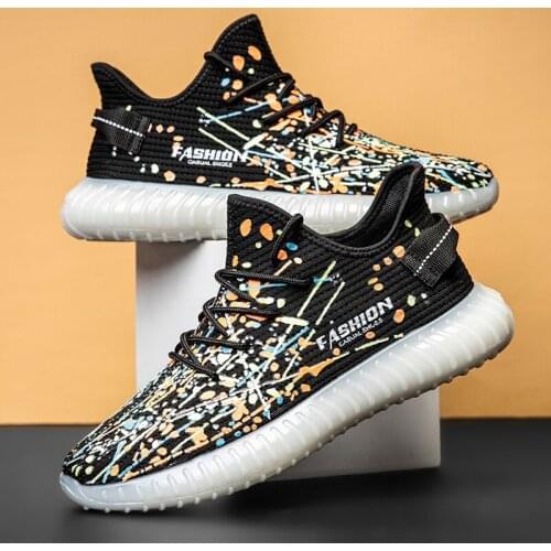 2021 spring new net red night light sneakers night light trend mens casual fashion shoes