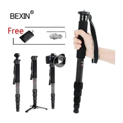 Professional monopod tripod lightweight carbon fiber camera monopod for Canon EOS Nikon Sony Pentax SLR DSLR Digital camera