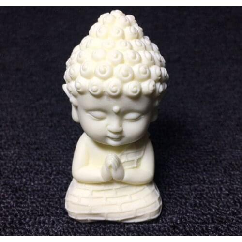 Q Version Tathagata Buddha Carved Buddha Statue Cute character model Home desktop decoration accessories Gift statue